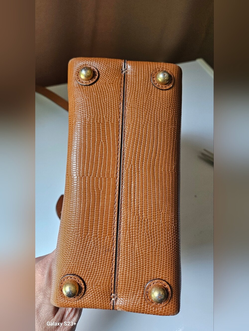 Rebecca Minkoff Lizard-Embossed Leather Chain Satchel - Picture 7 of 14